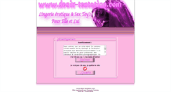 Desktop Screenshot of desir-tentation.com