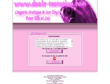 Tablet Screenshot of desir-tentation.com